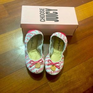 Juicy couture  foldable traveling shoe